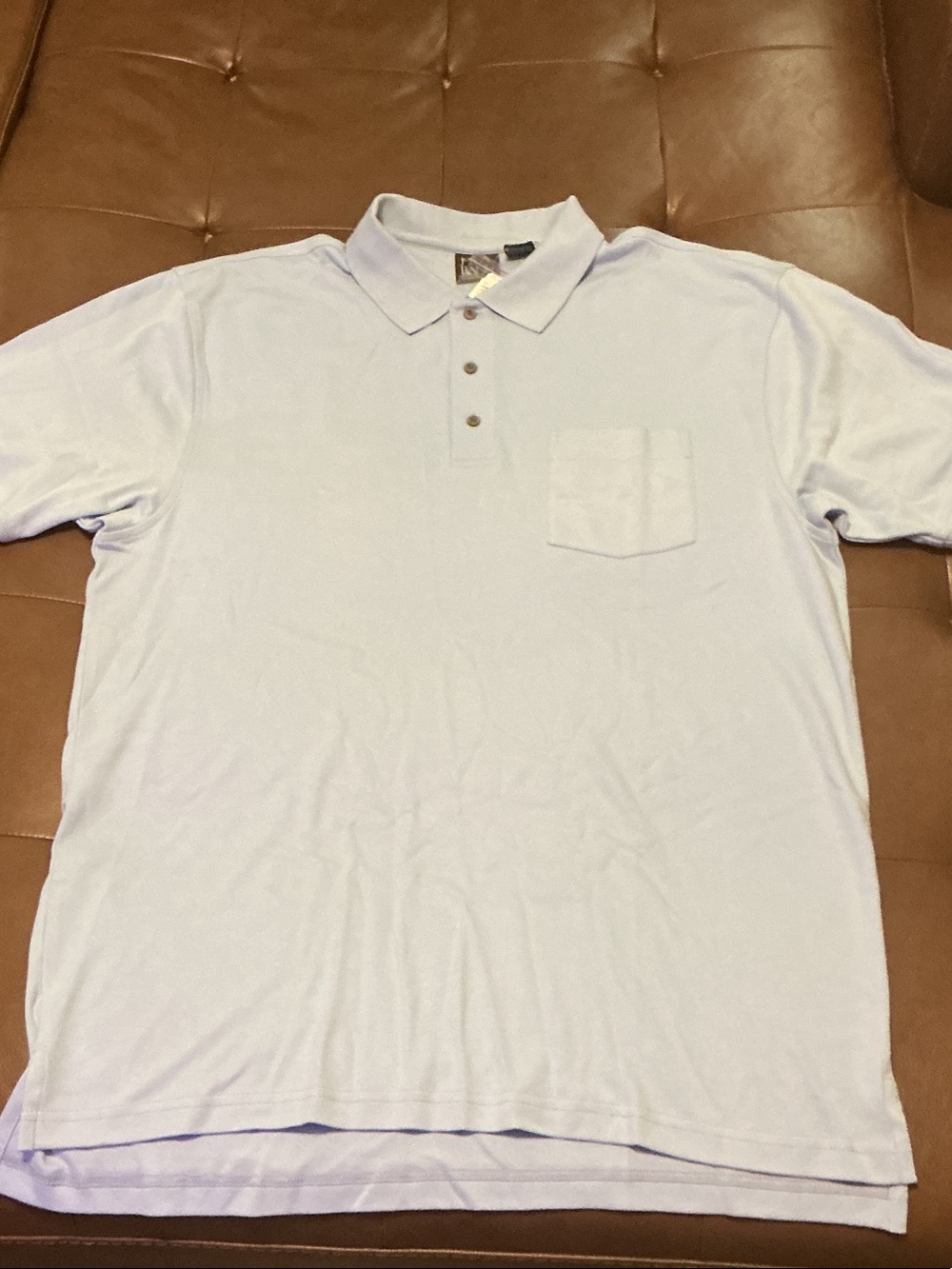 Jos. A. Bank Men’s Sz XL Light Blue Polo with Chest Pocket New with Tag